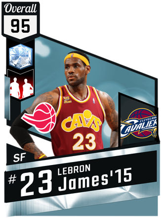 Lebron James'15 [playoffs Version] - Markelle Fultz Nba Card (325x475), Png Download