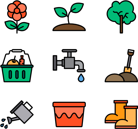 Garden - Experimentación Iconos (600x564), Png Download