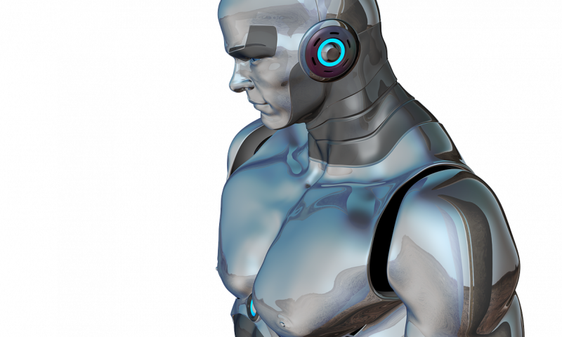 Artificial Intelligence Robot (800x480), Png Download
