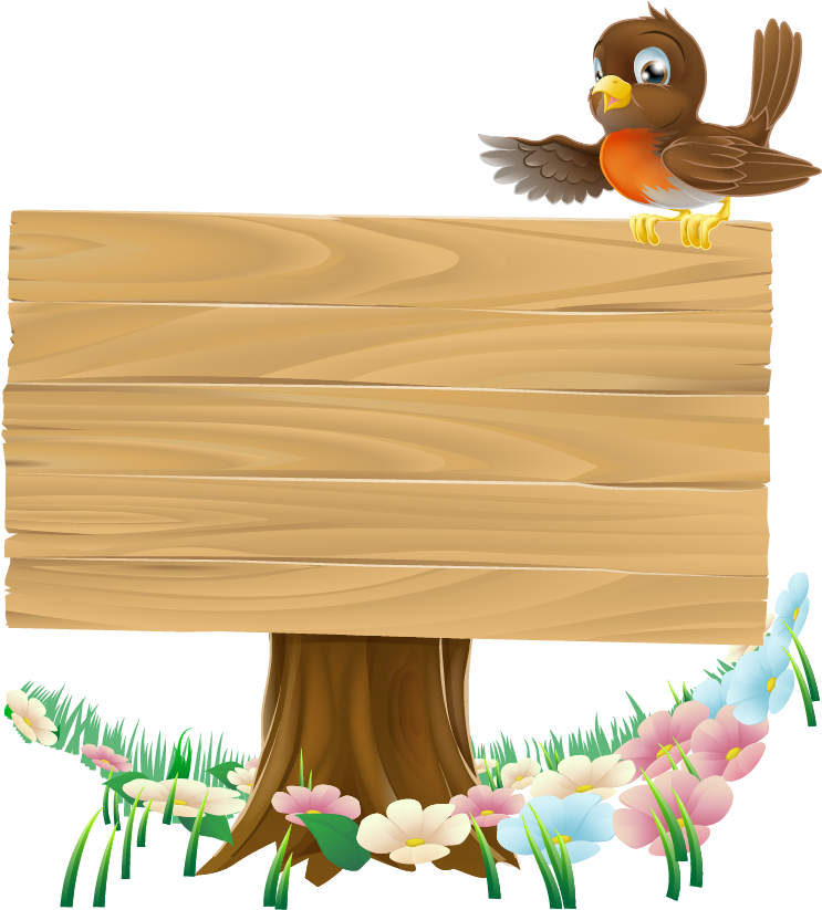 Vintage Wooden Signboard - Wood Sign Boards Cartoons (743x823), Png Download