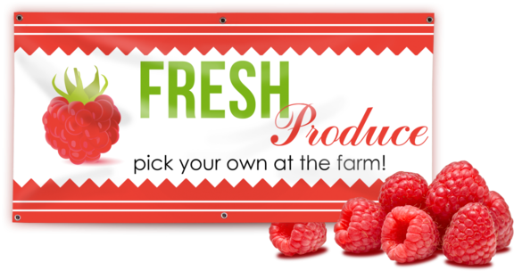 Farmer Market Banner - Ice Cream Scoop (2 Pack) - Durable Stainless Steel (620x346), Png Download