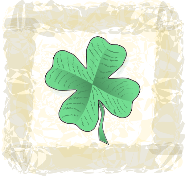 How To Set Use Four Leaf Clover Icon Png - Irish Shamrock Shower Curtain (600x571), Png Download