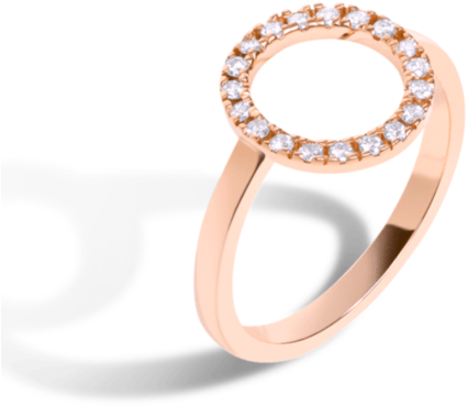 The Diamond Glare Rose Gold - Aurate New York (600x600), Png Download