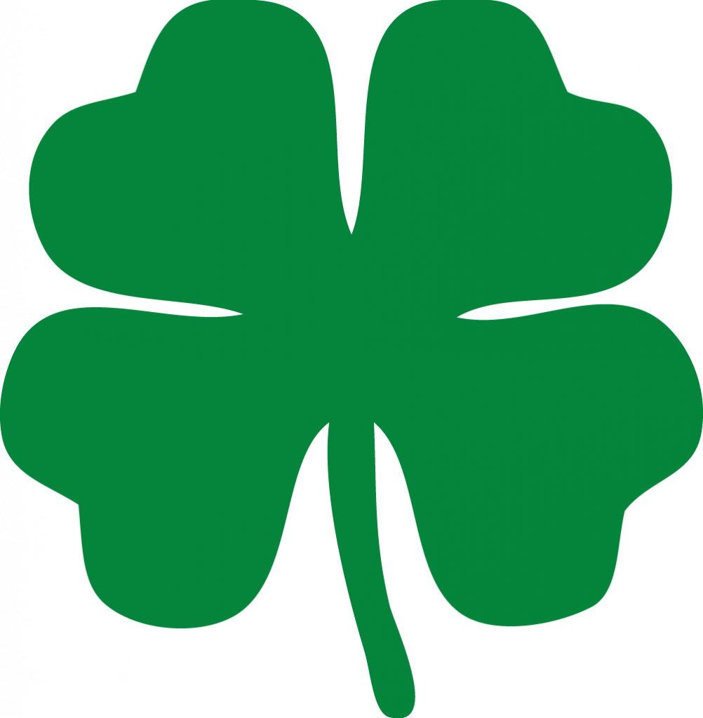 Willpower Printable Special Pictures - Four-leaf Clover (1002x1024), Png Download