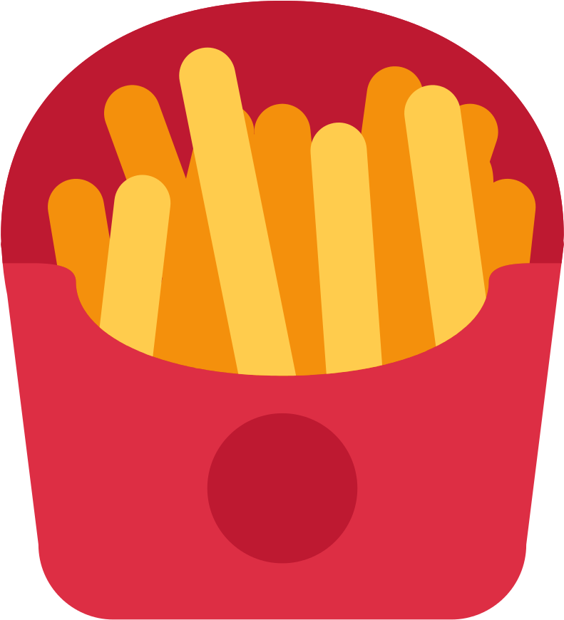 File - Twemoji 1f35f - Svg - French Fries Icon Png (1000x1000), Png Download