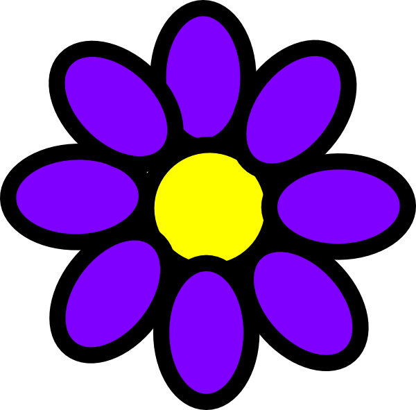 Purple Flower - Decorative Pattern Logo Peace (600x591), Png Download