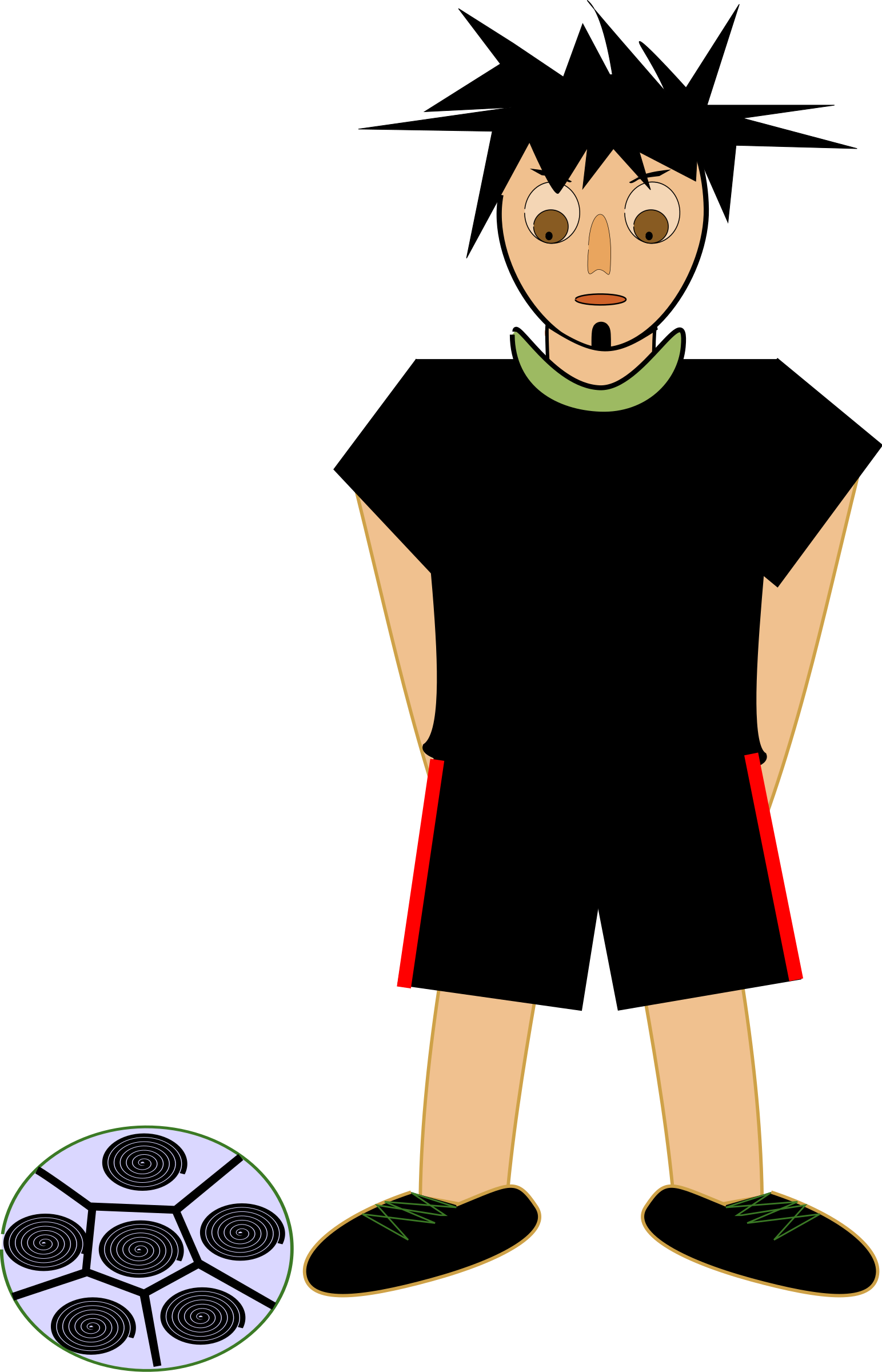 This Free Icons Png Design Of Football Player - Cartoon Soccer Player Shower Curtain (1543x2400), Png Download