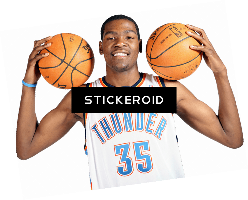 Kevin Durant Thunder - Basketball Moves (850x685), Png Download