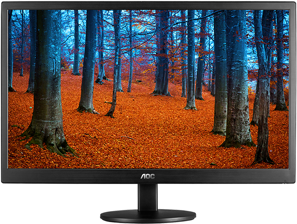 Aoc Monitor - Aoc E970swn - 18.5" Led Monitor (685x540), Png Download
