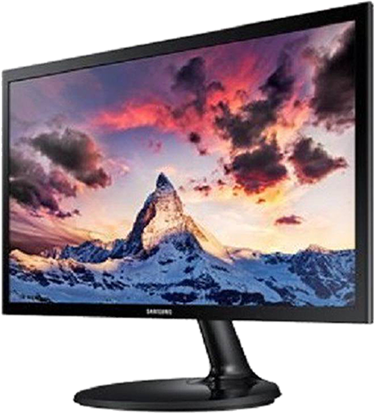 5 Inch Led S19f350hnw Monitor - Monitor Samsung S22f355fhe Full Hd Led (600x600), Png Download