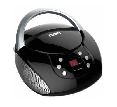 Naxa Npb-270 Bluetooth Streaming Cd/cd-r/rw Boom Box (400x500), Png Download