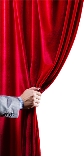 Red-curtain - Dance Over Me [book] (314x500), Png Download