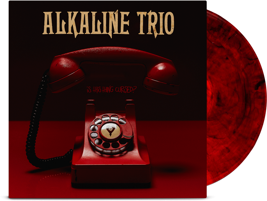 Opaque Red W/ Black Smoke - Alkaline Trio Is This Thing Cursed (1001x1001), Png Download