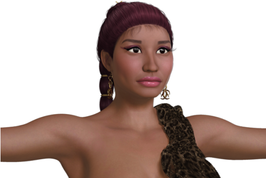 Keys I Found To Making It Look Like Her Is That I Realized - Girl (540x405), Png Download