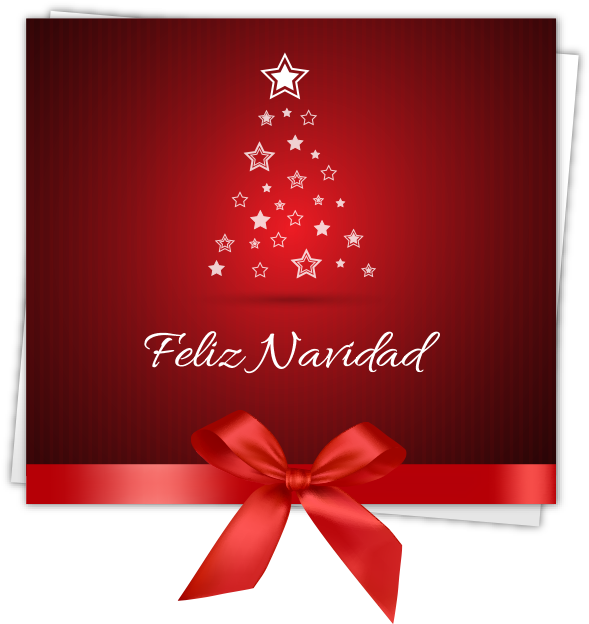 ¡feliz Navidad - Felices Fiestas- Happy Holidays Spanish Modern Presents (600x640), Png Download