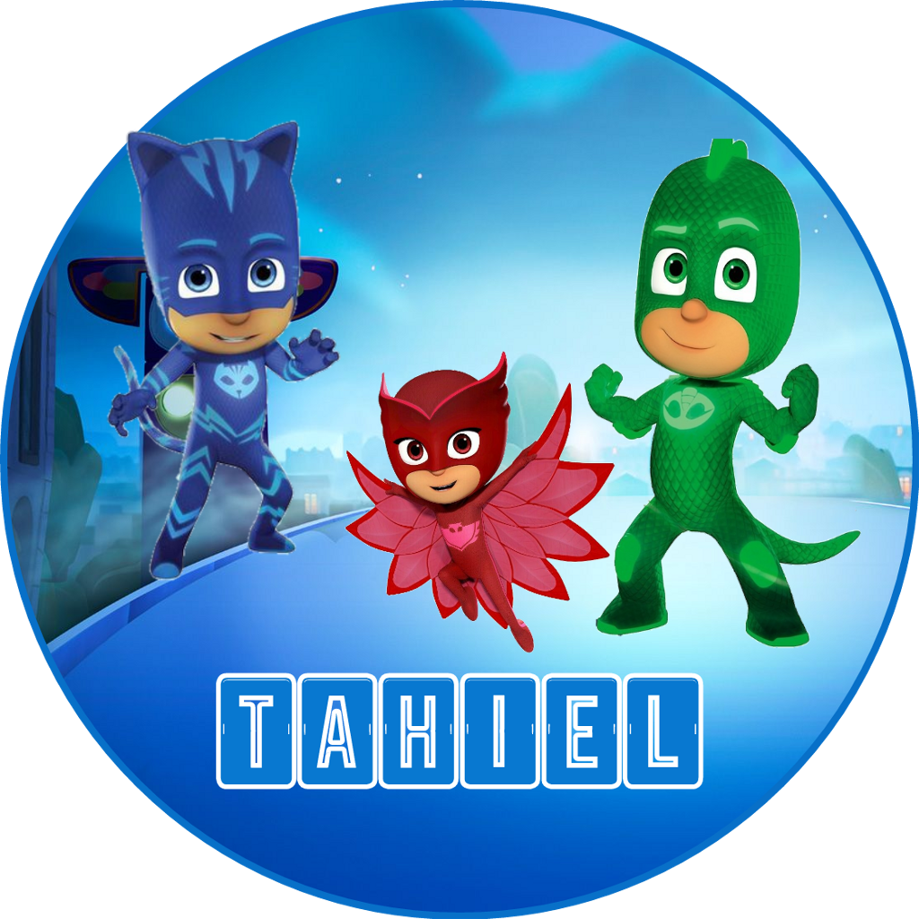 Pj Masks Son Birthday Hero Card (1024x1024), Png Download