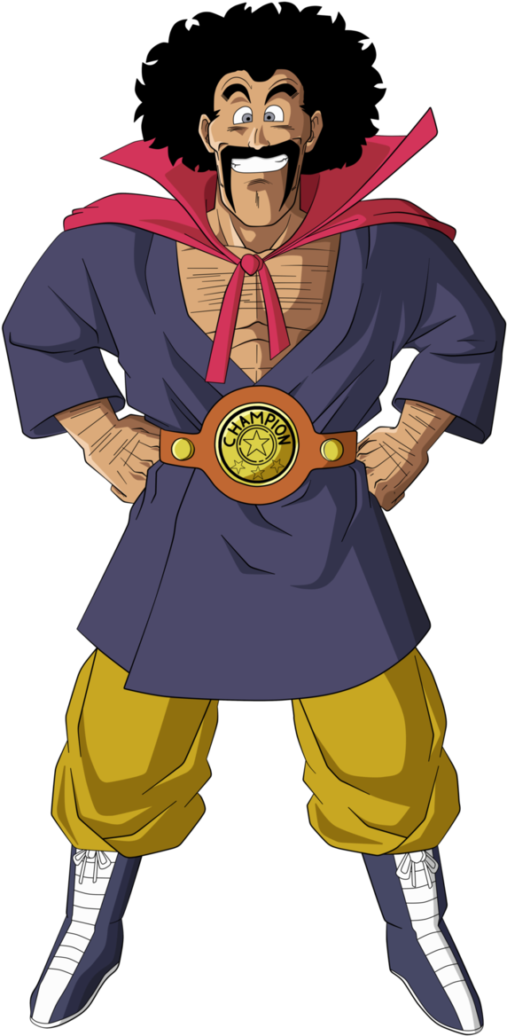 Mr Satan Png - Mr Satan Db Super (632x1264), Png Download