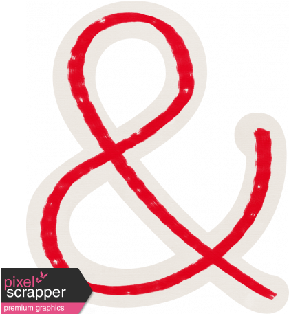 Brothers And Sisters -ampersand Cream - Digital Scrapbooking (456x456), Png Download