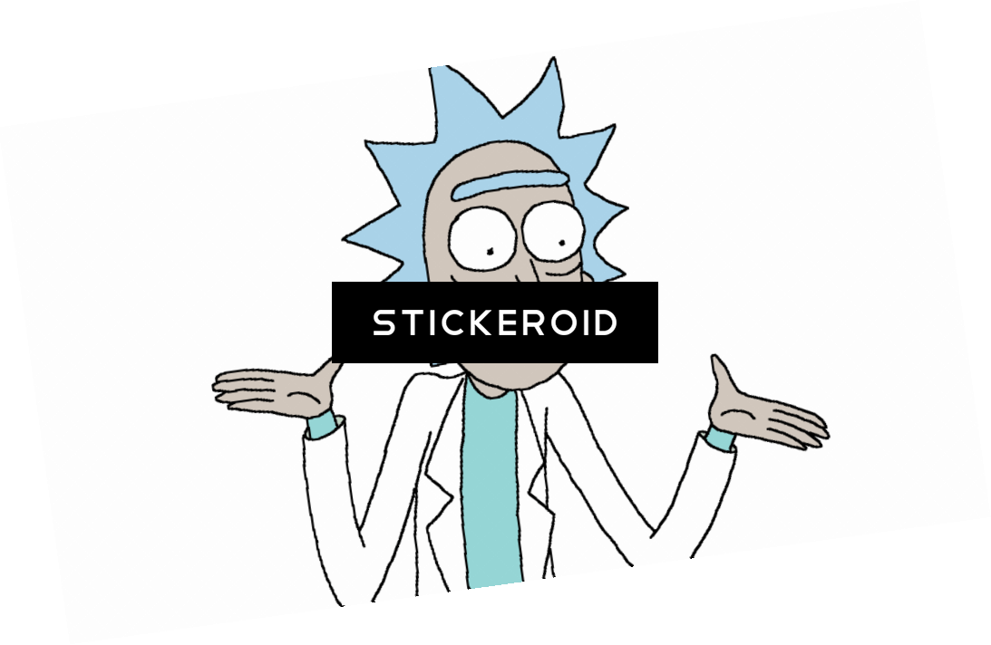 Rick Sanchez Rick And Morty - Cartoon (1093x712), Png Download