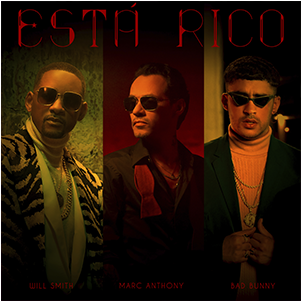 Marc Anthony Y Will Smith Anuncian Tremendo Junte Musical - Marc Anthony Will Smith Bad Bunny Está Rico (600x300), Png Download