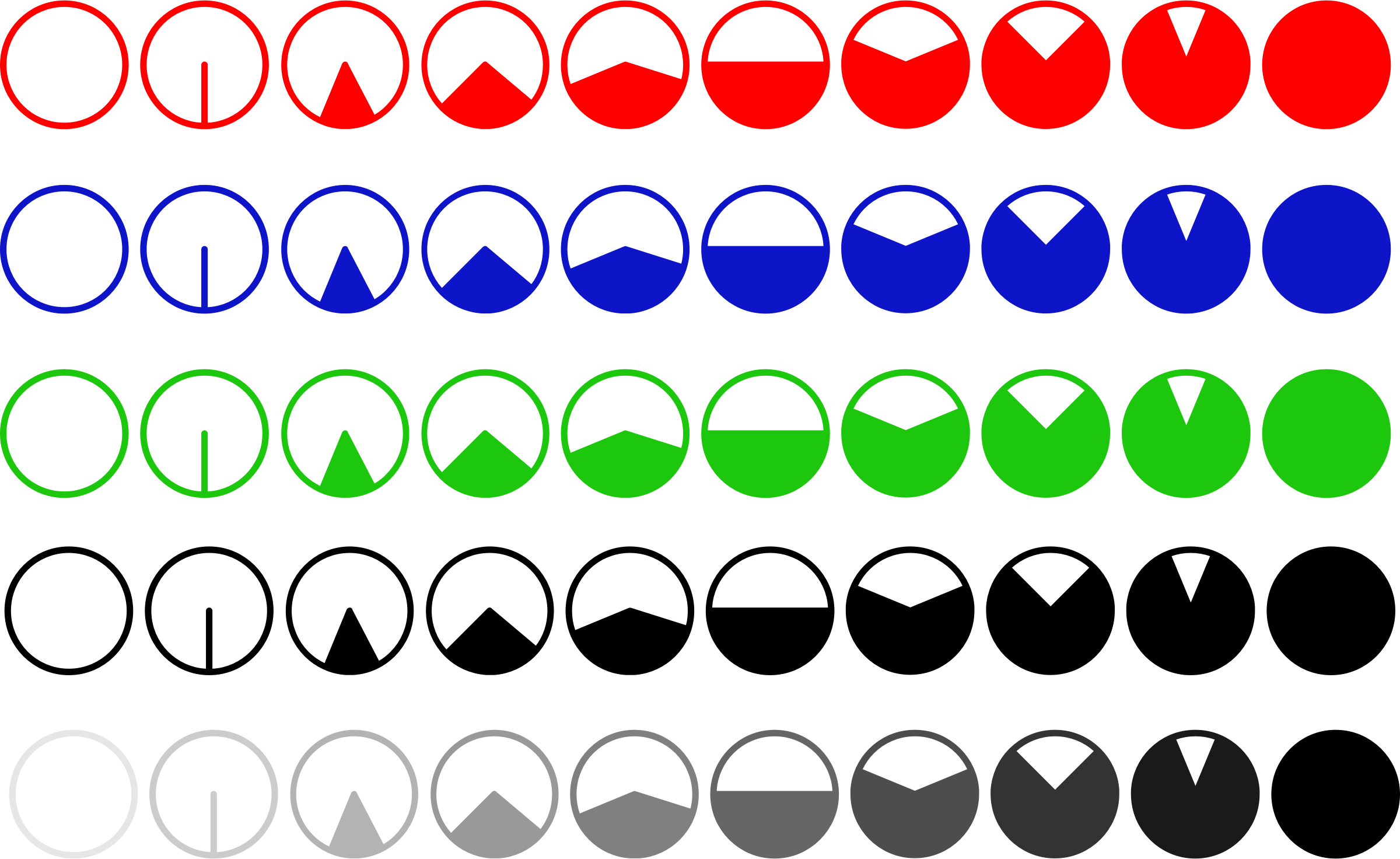 This Free Icons Png Design Of Progress Icons Filling - Icons For Progress (2400x1472), Png Download