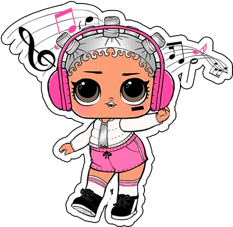 Aplique Para Tubete Lol Surprise Aplique Lol Surprise - Doll Lol Surprise Drawing (466x454), Png Download