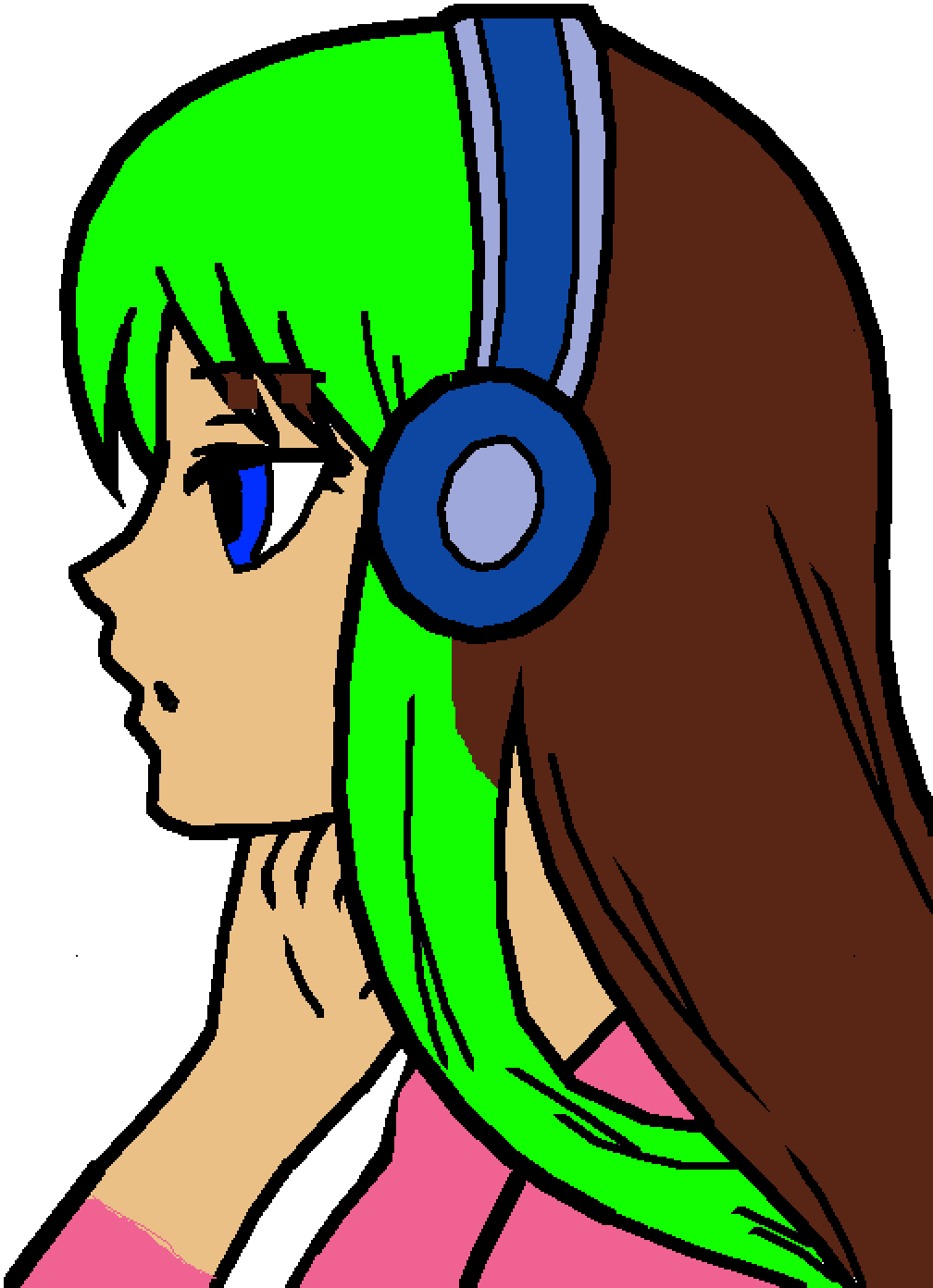 Jacksepticeye As A Girl Or Woman - Kawaii Chan (1008x1392), Png Download
