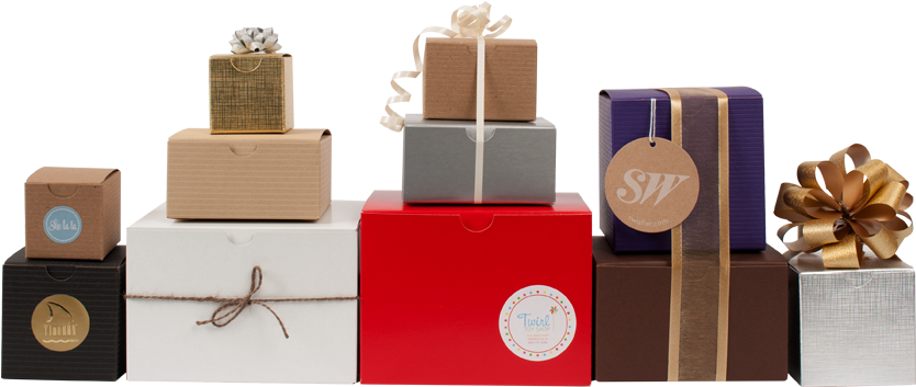 Shop Boxes - Pretty Packaging Boxes Png (870x400), Png Download
