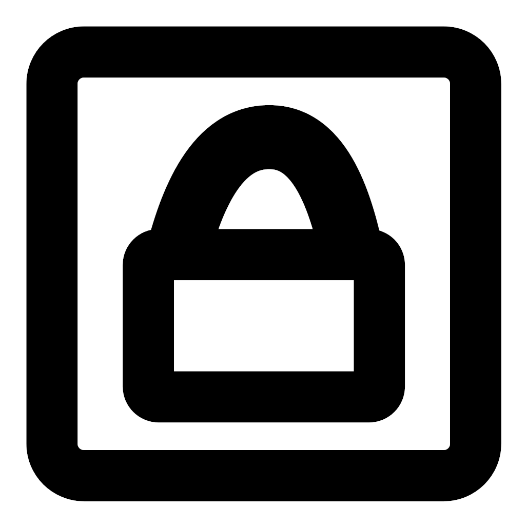 Download This Free Icons Png Design Of Mono Lock Overlay - Icon - Full ...