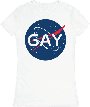 Gay Nasa Parody Womens T-shirt - Gay Nasa Parody T-shirt Mugs (484x484), Png Download