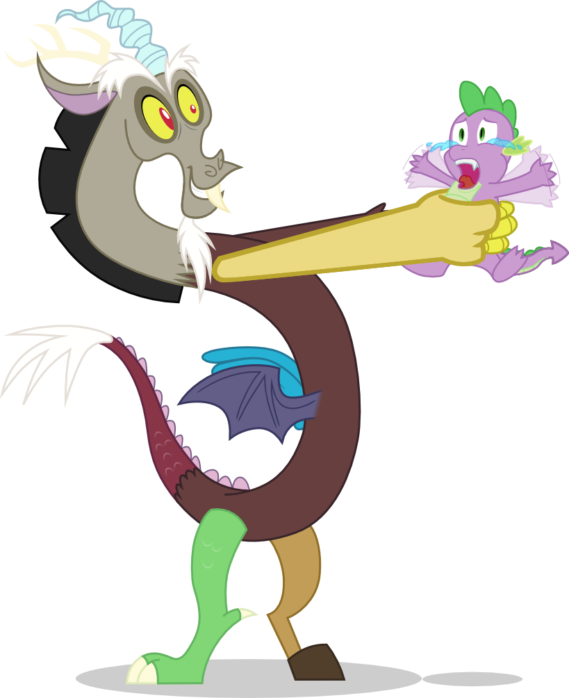 Twilight Sparkle Pinkie Pie Rarity Derpy Hooves Rainbow - Mlp Discord And Spike (819x1004), Png Download