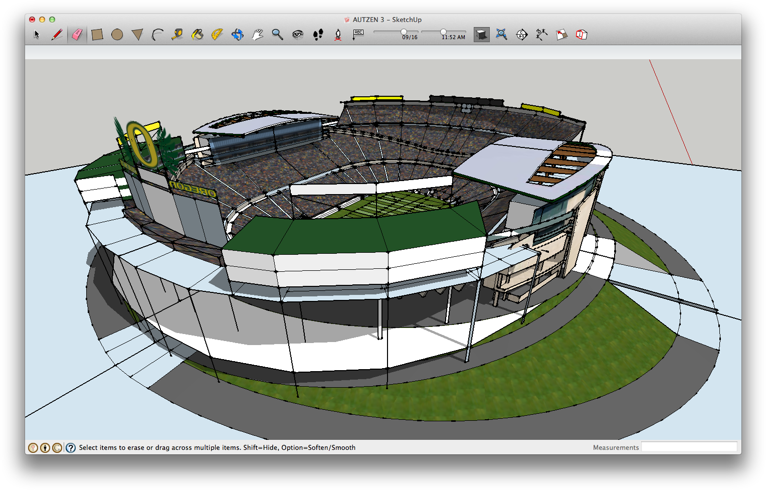 Autzen Stadium Expansion - Autzen Stadium Lego (1543x992), Png Download