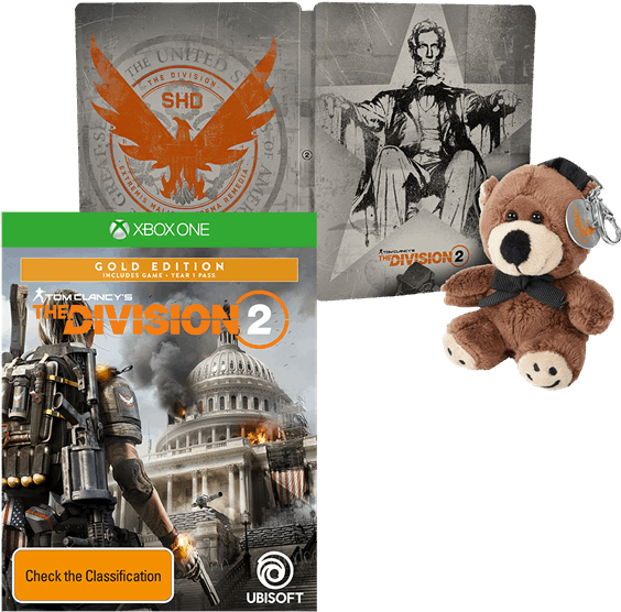1 Of - Division 2 Gold Edition Steelbook (600x600), Png Download