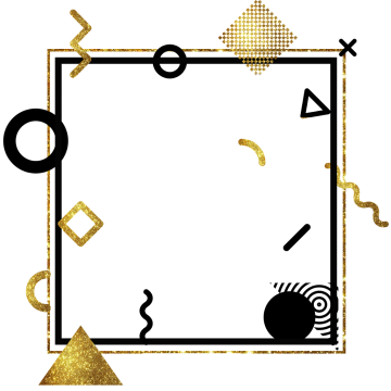 Abstract Overlay Border Frame (360x360), Png Download
