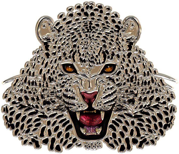 Cat, Metallizer, Png, Tube, Pose, Isolated - Leophad Tattoo (720x720), Png Download