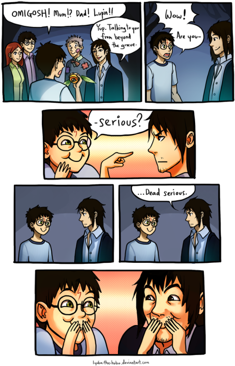 Harry Potter Sirius Black Deathly Hallows - Harry Potter Dead Serious (478x750), Png Download