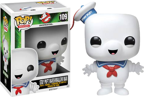 Stay Puft Marshmallow Man 6" Pop Vinyl Figure - Pop Vinyl Ghostbusters (467x314), Png Download