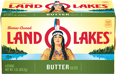 Next Butter Love - Land O Lakes Unsalted (400x400), Png Download