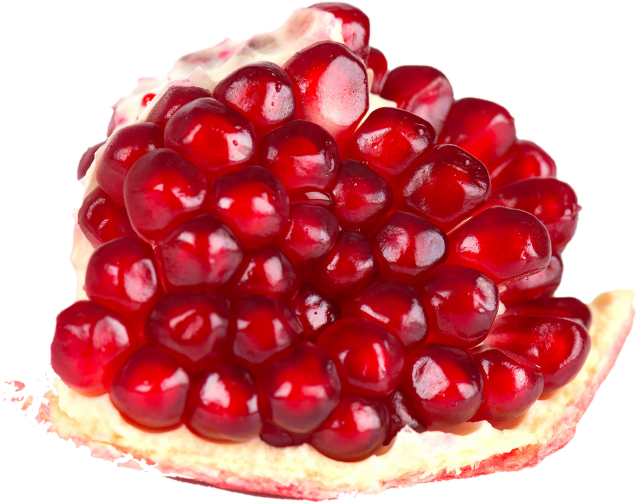 Pomegranate Slice - Pomegranate (866x650), Png Download
