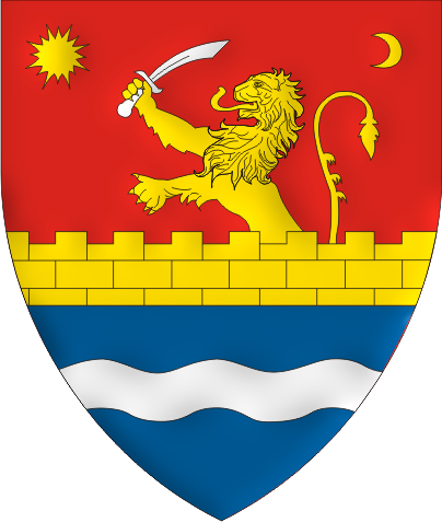 Timis County Coat Of Arms - Banat Coat Of Arms (404x477), Png Download