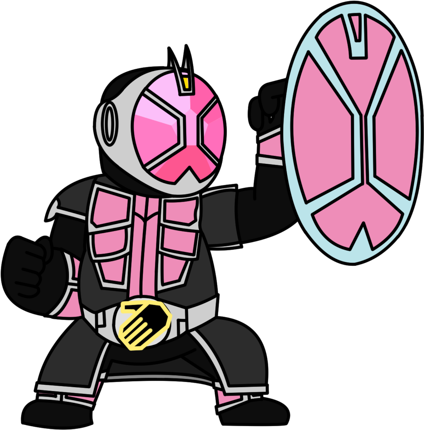 Also, Background Artwork Is Owned By Cartoon Network - Steven Universe Kamen Rider (1600x1596), Png Download