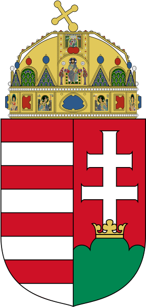 Coat Of Arms - Hungary Coat Of Arms (448x623), Png Download