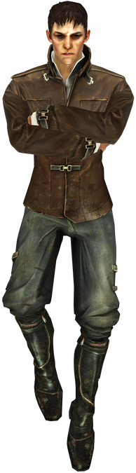 Outsider Dishonored T Pose (297x688), Png Download