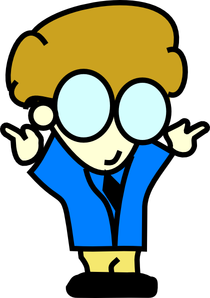 Small - Nerd Clip Art (420x594), Png Download