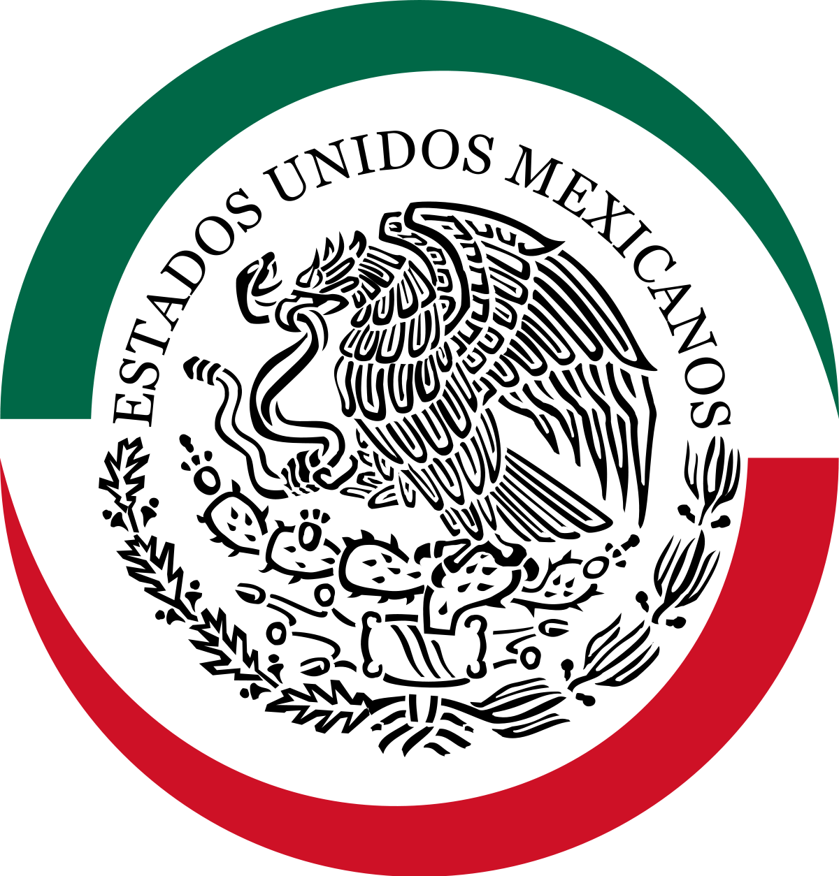 Official Seal Of Mexico (1200x1254), Png Download