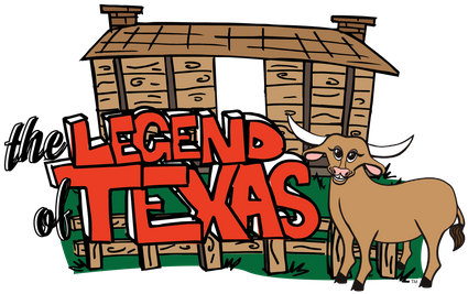 Legend Of Texas Color Logo - Texas (450x348), Png Download