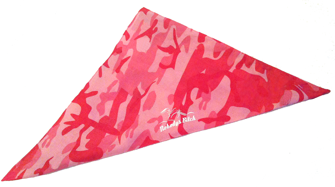 Pink Camouflage Bandana - Kerchief (1280x711), Png Download