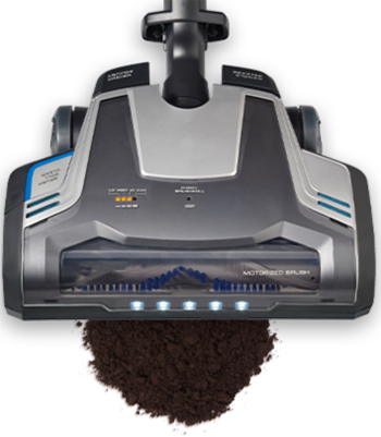 Less Cleaning Power - Vacuum Cleaner (350x401), Png Download