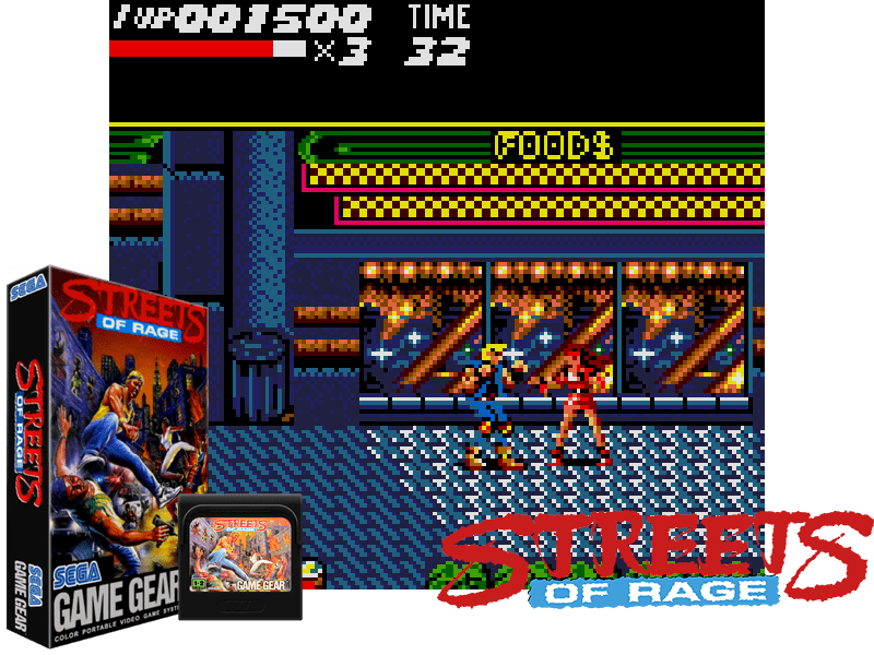Streets Of Rage Game Gear - Streets Of Rage 2 (800x600), Png Download