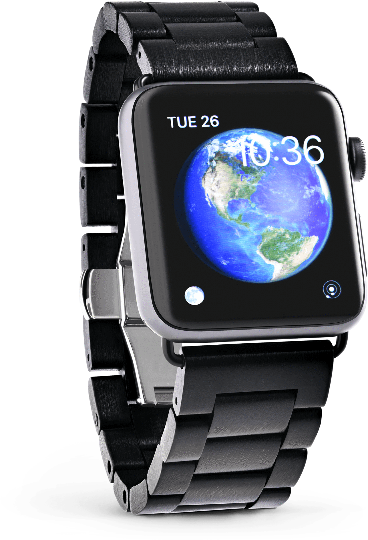 Apple Watch Wood Band- African Blackwood - Watch (2048x2048), Png Download